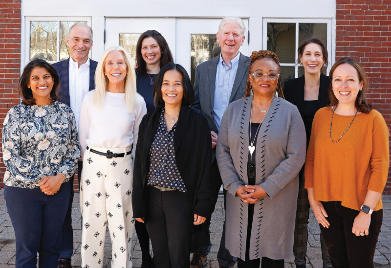 The New Hampshire Charitable Board of Directors, left to right: Ritu Ullal, Hollis; Joseph Morone, New Castle, Chair; Barbara Couch, Hanover, Vice Chair; Sarah Mattson Dustin, Contoocook, Treasurer; Pawn Nitichan, Dover; Richard Ober, Dublin; JerriAnne Boggis, Milford; Evelyn Aissa, Concord, Secretary; Kristin Girald, Rye. Not pictured: Bobbie Bagley, Nashua; Laurie Gabriel, Jackson. (Photo by Cheryl Senter)