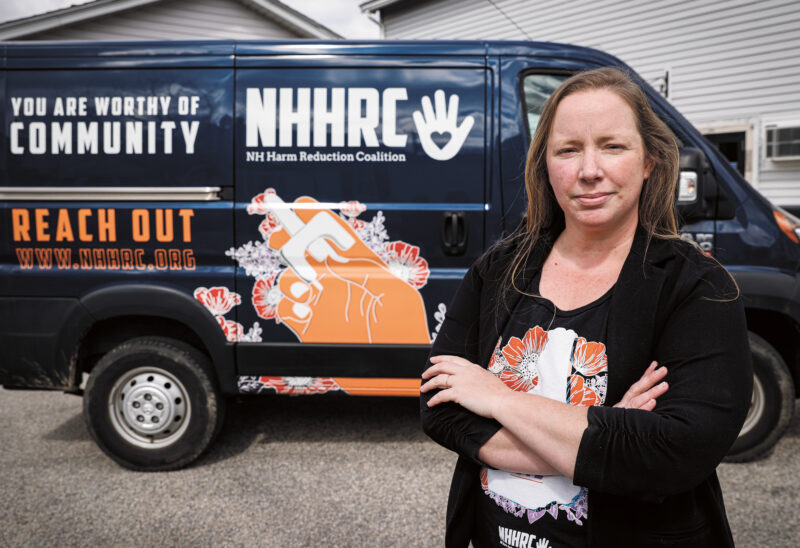 Lauren McGinley, executive director of the New Hampshire Harm Reduction Coalition.